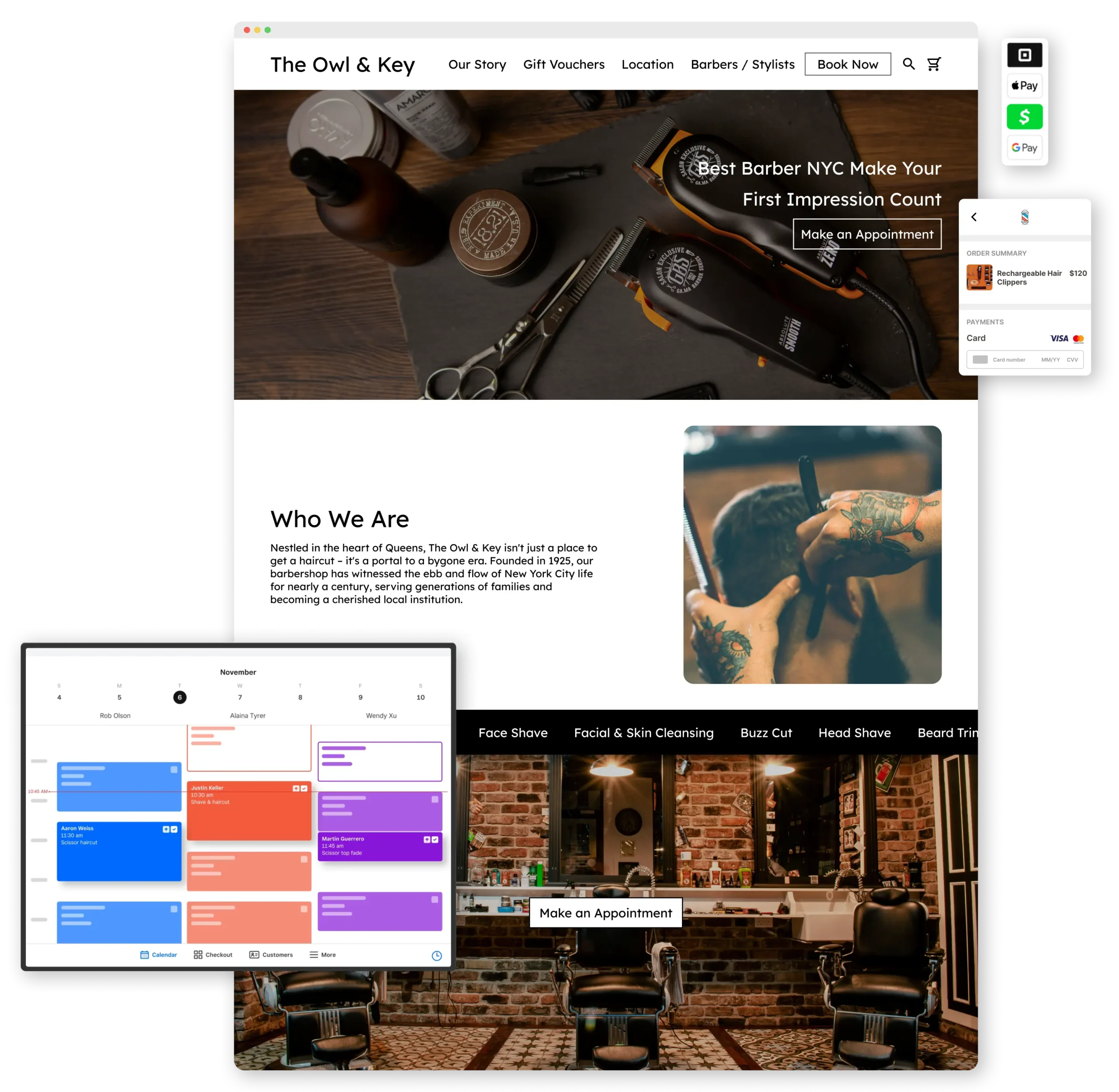 square online web site design