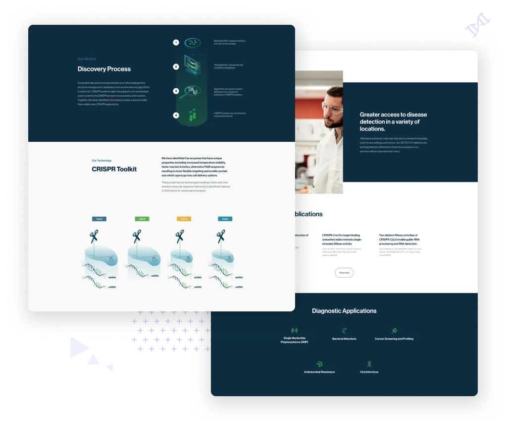 Biotech Website Design