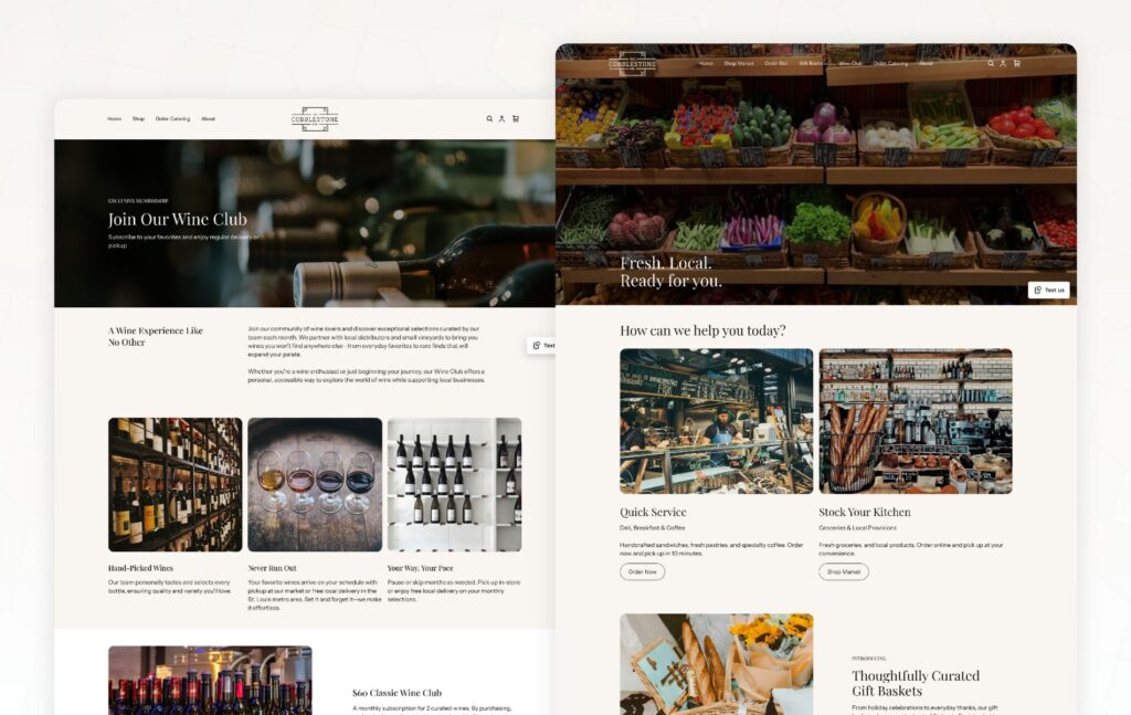 Square Online e-commerce store for St. Louis local market featuring artisan products